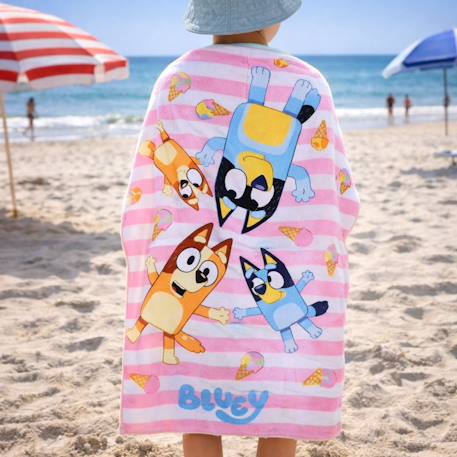Serviette de plage avec motifs bluey Rose 2 - vertbaudet enfant 