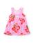 Robe fille en maille avec imprimé grandes fleurs Rose 2 - vertbaudet enfant 