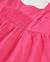 Robe fille unie avec un grand nœud Rose 4 - vertbaudet enfant 