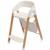 Chaise haute évolutive bébé en bois grow with me Blanc+Gris 6 - vertbaudet enfant 