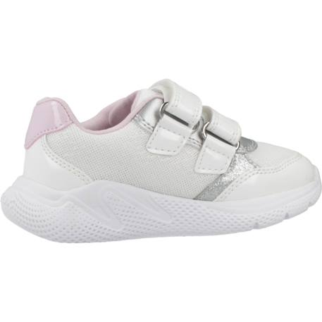 Basket fille modèle b sprintye girl Blanc c0007+Rose c0514 1 - vertbaudet enfant 