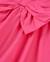 Robe fille unie avec un grand nœud Rose 3 - vertbaudet enfant 