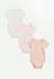 Lot de 3 bodies bébé manches courtes louison Rose 1 - vertbaudet enfant 