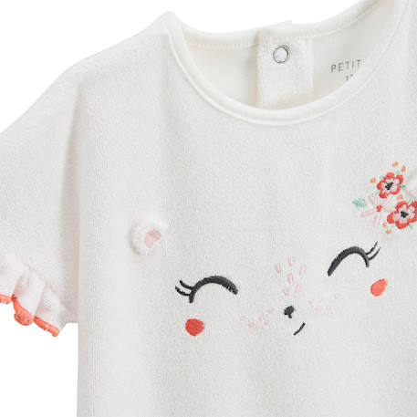 Ensemble enfant t-shirt et short en éponge saona Rose 3 - vertbaudet enfant 