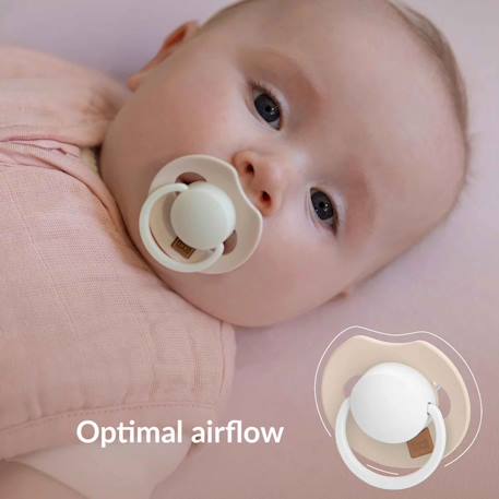Lot de 2 sucettes bébé dynamique phosphorescente - prime glow Beige 4 - vertbaudet enfant 