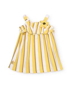 Robe en maille pour fille avec applique florale  - vertbaudet enfant