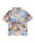 T-shirt garçon en maille avec imprimé tropical Bleu 2 - vertbaudet enfant 