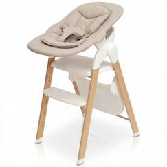 Puériculture-Pack chaise haute et transat évolutif shady grey