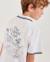 Polo garçon en maille avec liserés contrastés Blanc 2 - vertbaudet enfant 