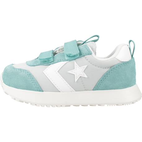Baskets bébé garçon en cuir Bleu green 2 - vertbaudet enfant 