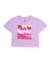 Ensemble fille en maille avec graphique tropical Violet 2 - vertbaudet enfant 
