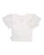 T-shirt fille en maille avec manches bouffantes Blanc 3 - vertbaudet enfant 