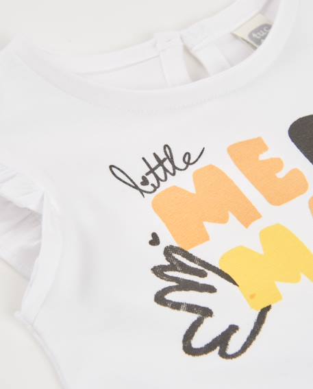 Robe en maille pour fille avec rayures verticales Jaune 3 - vertbaudet enfant 