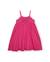 Robe fille unie avec un grand nœud Rose 2 - vertbaudet enfant 