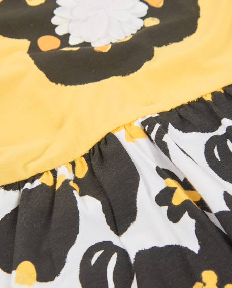 Robe en maille pour fille avec détail à l’épaule Jaune 4 - vertbaudet enfant 