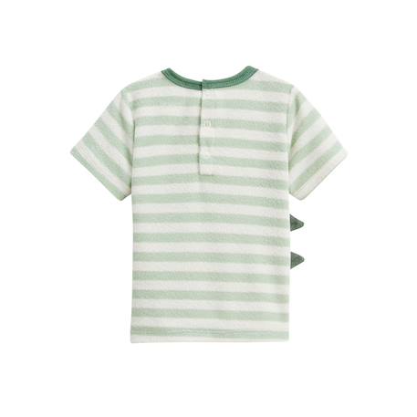 Ensemble enfant t-shirt et short en éponge crocro rigolo Kaki 5 - vertbaudet enfant 