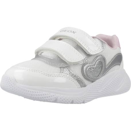 Basket fille modèle b sprintye girl Blanc c0007+Rose c0514 4 - vertbaudet enfant 
