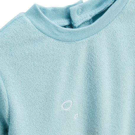 Ensemble enfant t-shirt et short en éponge cayo coco Bleu 3 - vertbaudet enfant 