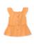 Robe pour bébé avec bloomer en tissu tissé avec volants aux manches Orange 3 - vertbaudet enfant 