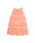 Robe fille en maille avec rayures décoratives Orange 2 - vertbaudet enfant 