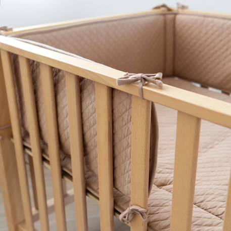 Tour de lit et parc - jersey matelassé Beige+Cream+Lunar+Mix grey 3 - vertbaudet enfant 