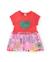 Robe en maille pour fille avec cœur en sequins Rouge 2 - vertbaudet enfant 