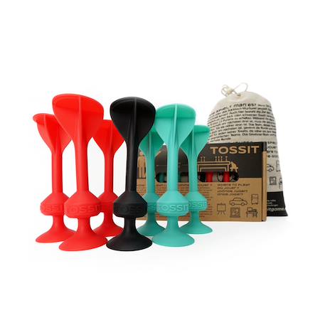 Jeu de fléchettes à ventouses starter pack Rouge/cyan 1 - vertbaudet enfant 