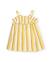 Robe en maille pour fille avec applique florale Jaune 2 - vertbaudet enfant 