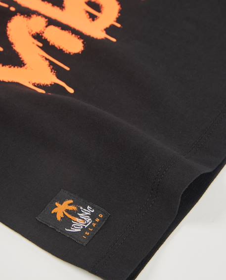 T-shirt garçon en maille avec effet peinture Noir 5 - vertbaudet enfant 