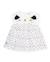 Robe bébé en tissu avec bloomer et motif pois Blanc 2 - vertbaudet enfant 