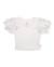 T-shirt fille en maille avec manches bouffantes Blanc 2 - vertbaudet enfant 
