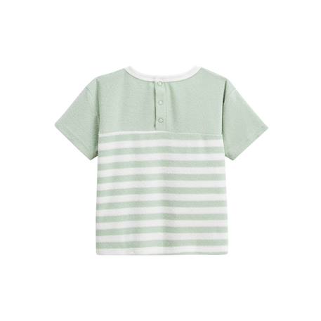 T-shirt en éponge crocro rigolo Kaki 3 - vertbaudet enfant 