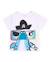 T-shirt en maille pour garçon d’inspiration pirate Blanc 2 - vertbaudet enfant 