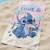 Serviette de plage enfant avec dessin lilo & stitch Mauve 2 - vertbaudet enfant 