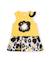 Robe en maille pour fille avec détail à l’épaule Jaune 1 - vertbaudet enfant 