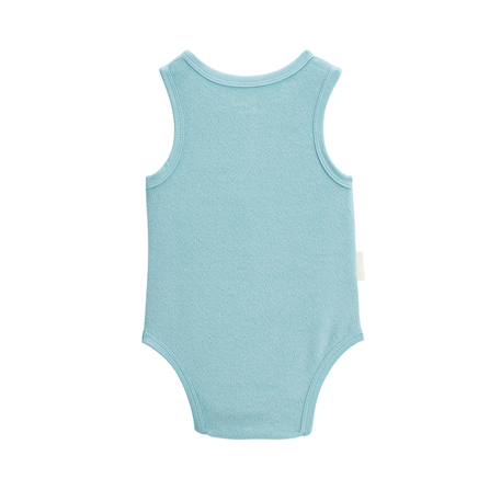 Lot de 2 bodies bébé sans manches en éponge cayo coco Bleu 5 - vertbaudet enfant 