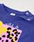T-shirt pour fille en maille avec imprimé sur le devant Violet 4 - vertbaudet enfant 