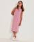 Robe fille en maille côtelée extensible Rose 1 - vertbaudet enfant 