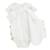 Lot de 2 bodies bébé manches courtes ouverture croisée noisette Ecru 3 - vertbaudet enfant 