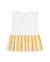 Robe en maille pour fille avec rayures verticales Jaune 2 - vertbaudet enfant 