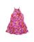 Robe fille en tissu tissé avec motif tie-dye Rose 1 - vertbaudet enfant 