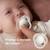 Lot de 2 sucettes bébé dynamique phosphorescente - prime glow Beige 3 - vertbaudet enfant 