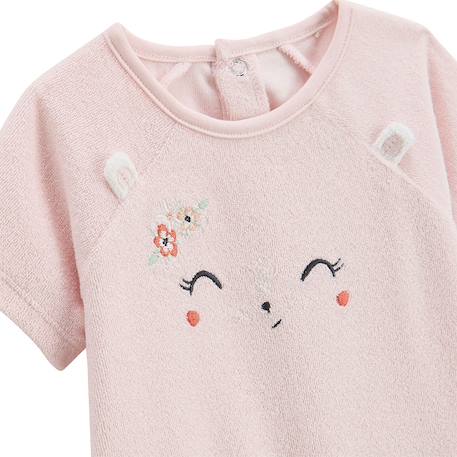 Barboteuse bébé en éponge saona Rose 4 - vertbaudet enfant 