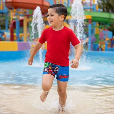 Boxer de bain garçon avengers Bleu+Marine 2 - vertbaudet enfant 
