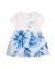 Robe pour fille en toile avec détail à sequins Blanc 1 - vertbaudet enfant 