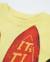 T-shirt garçon en maille avec planches de surf Jaune 4 - vertbaudet enfant 