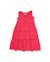 Robe fille en maille avec détails en dentelle Rouge 1 - vertbaudet enfant 