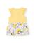 Robe bébé en tricot avec bloomer et volants aux épaules Jaune 3 - vertbaudet enfant 