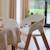 Chaise haute évolutive bébé en bois grow with me Blanc+Gris 4 - vertbaudet enfant 