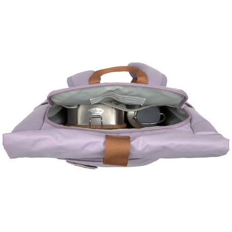 Cartable cp rolltop little gang mauve Mauve 5 - vertbaudet enfant 